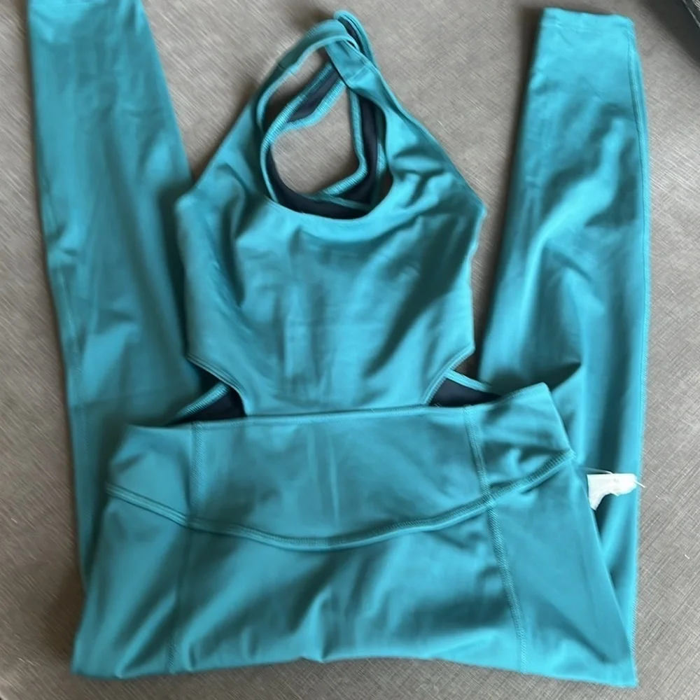 NWT FREE PEOPLE MOVEMENT Back It Up Onesie! - Picture 6 of 9